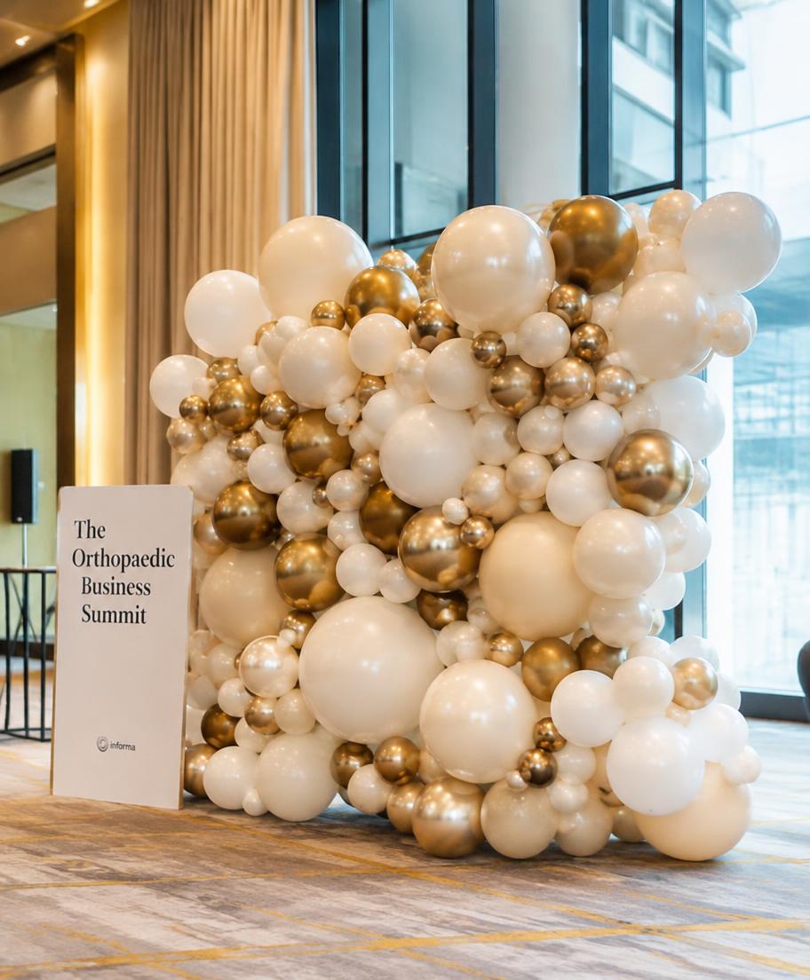 Corporate balloon décor